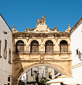 Italy, Basilicata, Matera, Archway in old town