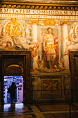 Wandgemälde in der Engelsburg, Castel Sant' Angelo in Rom, Italien