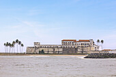 Elmina Castle in Elmina on the Gold Coast in the Central Region of southern Ghana in West Africa