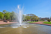 Jardin de l'esplanade de Metz, Moselle, Lorraine, Grand Est, Alsace-Champagne-Ardenne-Lorraine, France