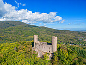 Hoh-Andlau Castle, Château du Haut-Andlau, Andlau, Bas-Rhin, Vosges, Route des Vins d'Alsace, Alsace Wine Route, Grand Est, Alsace-Champagne-Ardenne-Lorraine, France