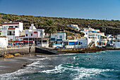 The beach at the fishing village of El Puertito, Tenerife, Canary Islands, Spain