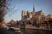 Kathedrale Notre-Dame de Paris vor dem Brand, Hauptstadt Paris, Ile de France, Frankreich 