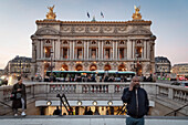 Metro station at the Opera Garnier, Paris capital, Ile-de-France, France