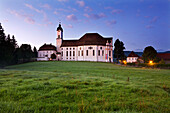 Wieskirche, bei Steingaden, Bayern, Deutschland