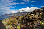 Landscape of the west coast of El Hierro, Canary Islands, Spain