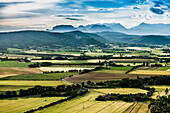 Landschaft bei Marsanne, Département Drôme, Auvergne-Rhône-Alpes, Provence, Frankreich