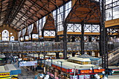 Central Market Hall, Budapest, Pest, Hungary, Europe