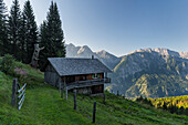 Mountain hut, Lienz Dolomites, Pustertal, East Tyrol, Tyrol, Austria