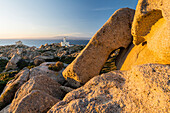 Granite rocks at Faro Capo Testa, Gallura, Sardinia, Italy