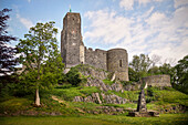 Burg in Stolpen, Kleinstadt in Sachsen, Landkreis Sächsische Schweiz-Osterzgebirge, Sachsen, Deutschland, Europa