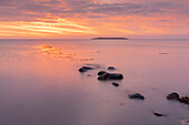 Sunrise over the Baltic Sea, Kerteminde, Funen Island, Southern Denmark, Denmark