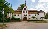 Windischleuba moated castle in Windischleuba, Altenburger Land district, Thuringia, Germany