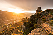 Landschaft bei Corleon, Palermo, Sizilien, Italien, Europa