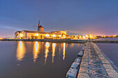 Die Saline di Trapani, Torre Nubia, Sizilien, Italien, Europa