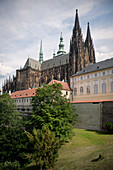 Vitus Cathedral on Castle Hill, Prague, Bohemia, Czech Republic, Europe, UNESCO World Heritage Site