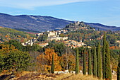 View of Forcalquier and the Citadelle, Alpes-de-Haute-Provence, Provence-Alpes-Côte d'Azur, France