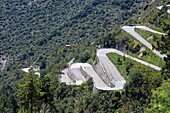Mountain road at Sospel, Alpes-Maritimes, Provence-Alpes-Côte d&#39;Azur, France