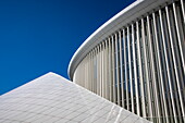 Moderne Architektur des European Convention Centre Luxembourg, Luxemburg-Stadt, Luxemburg, Europa