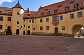 Castle in the Goethe town of Bad Lauchstädt, Saalekreis, Saxony-Anhalt, Germany