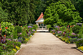 Botanischer Garten im Hainpark in der UNESCO-Weltkulturerbestadt Bamberg, Oberfranken, Franken, Bayern, Deutschland