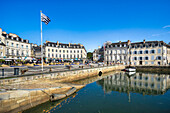 Underway in the port of Vannes, Morbihan, Brittany, France, Europe