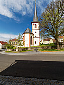 Catholic Church of the Assumption and St. Giles in Altbessingen, district of the town of Arnstein, Main-Spessart district, Lower Franconia, Bavaria, Germany