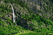 Fallbach Waterfall, Koschach, Maltatal, Hohe Tauern National Park, Hohe Tauern, Carinthia, Austria
