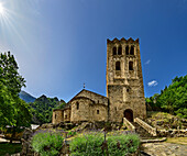 Kloster Saint Martin, Abbaye Saint Martin du Canigou, Prades, Pyrenäen, Frankreich