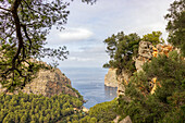 View of Sa Calobra Bay, Mallorca, Spain