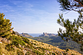 Blick auf die Halbinsel Formentor, Nordküste, Mallorca, Spanien