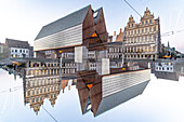 Double exposure of some historical houses in Ghent, Belgium.