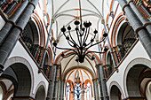 Pfarrkirche St. Peter, Bacharach, Oberes Mittelrheintal, UNESCO Weltkulturerbe, Rhein, Rheinland-Pfalz, Deutschland