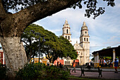 Cathedral &quot;Catedral de Nuestra Señora de la Inmaculada Concepción&quot; in San Francisco de Campeche, Yucatán, Mexico, North America, Latin America, UNESCO World Heritage