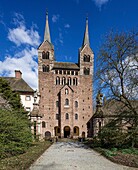 Westwerk des ehemaligen Benediktinerkloster Corvey, Höxter, Nordrhein-Westfalen