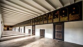 Gallery of the Corvey Abbots, Corvey Castle, Höxter, North Rhine-Westphalia, Germany