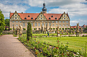 Weikersheim Park and Castle, Romantic Road, Tauber Valley, Baden-Württemberg, Germany