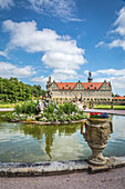 Weikersheim Park and Castle, Romantic Road, Tauber Valley, Baden-Württemberg, Germany