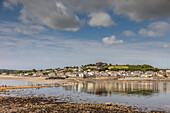 View of Marazion from St Michael`s Mount, Cornwall, England
