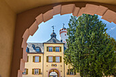 Courtyard of the Castle of Bad Homburg vor der Höhe, Taunus, Hesse, Germany