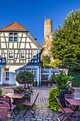 Old town and Eppstein Castle, Taunus, Hesse, Germany