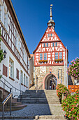 Altes Rathaus in der Altstadt von Oberursel, Taunus, Hessen, Deutschland