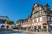 Market square at Louisenstrasse, Bad Homburg vor der Höhe , Taunus, Hesse, Germany