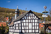 Das alte Rathaus von Engenhahn, Niedernhausen, Hessen, Deutschland