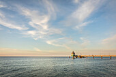 Zingst pier on the Baltic Sea, Mecklenburg-Western Pomerania, Baltic Sea, North Germany, Germany