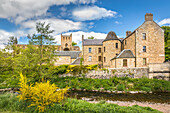 Ruine des Klosters Jedburgh Abbey am Fluss Jed Water, Jedburgh, Scottish Borders, Schottland, Großbritannien
