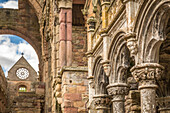 Ruine des Klosters Jedburgh Abbey, Jedburgh, Scottish Borders, Schottland, Großbritannien