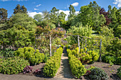Vegetable Garden of Abbotsford House, Melrose, Scottish Borders, Scotland, UK