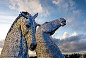 The Kelpies Pferdeskulpuren, Falkirk, Falkirk, Schottland, Großbritannien