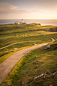 Pathway to Neist Point Lighthouse, Isle of Skye, Highlands, Scotland, UK